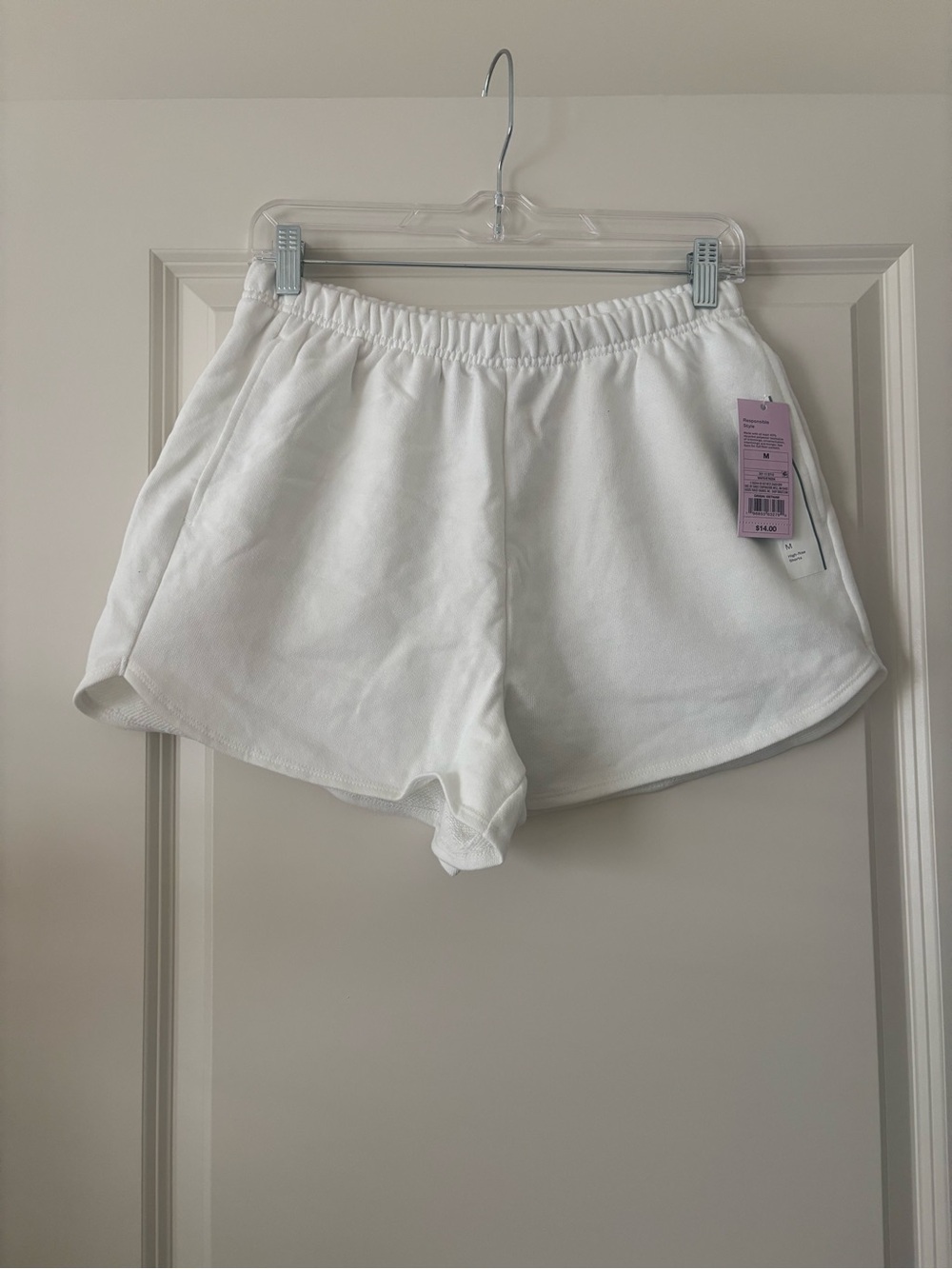 Women’s White Elastic-Waist Shorts - Wild Fable